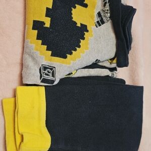 Kids Black and Yellow Bottoms